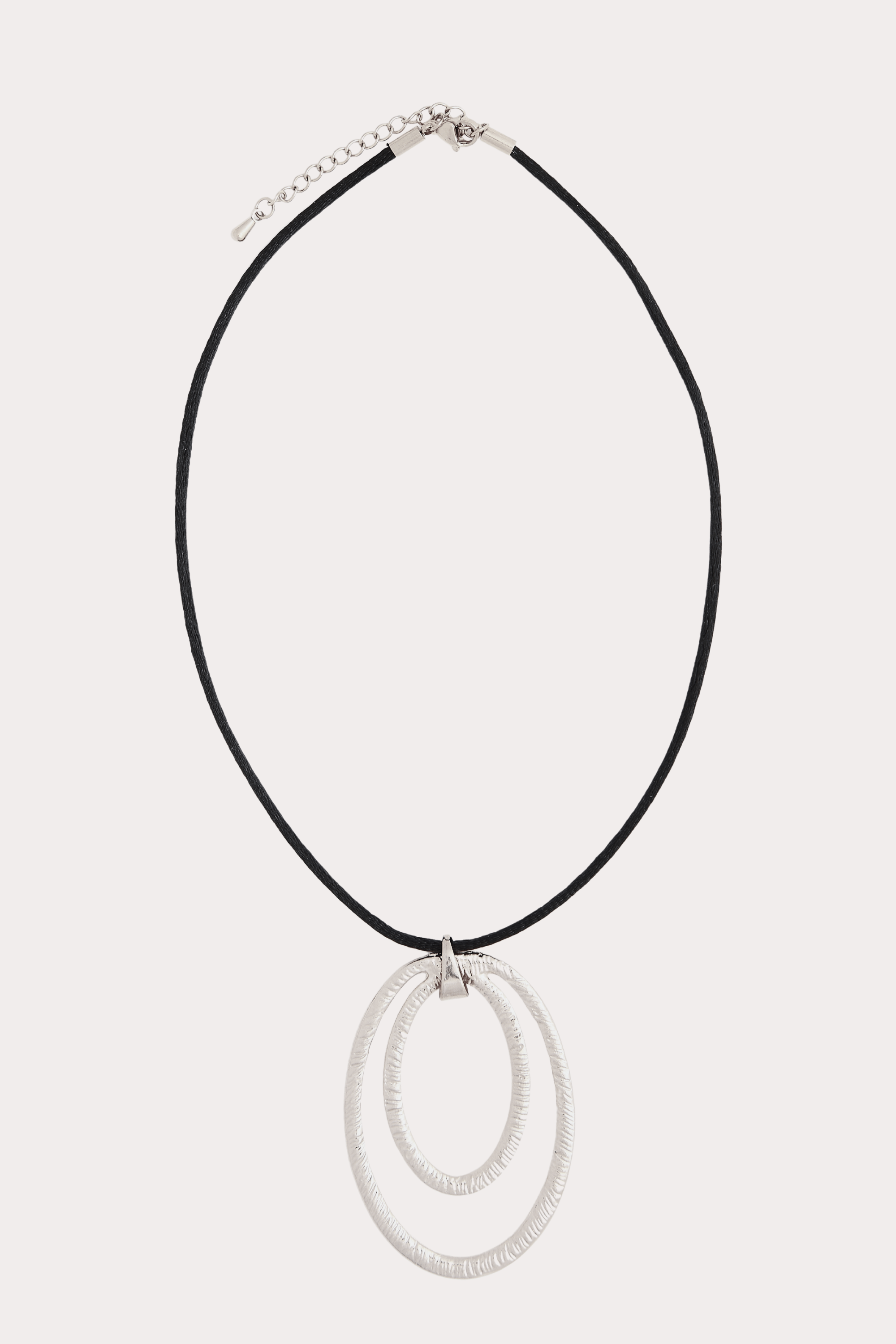 Hoop Corded Necklace
