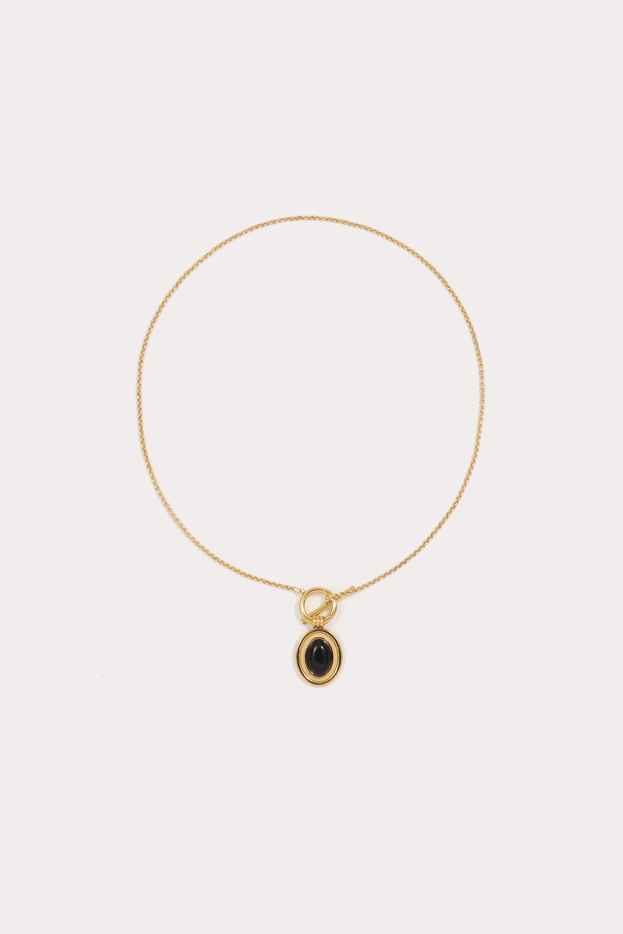 Oval Pendant Necklace