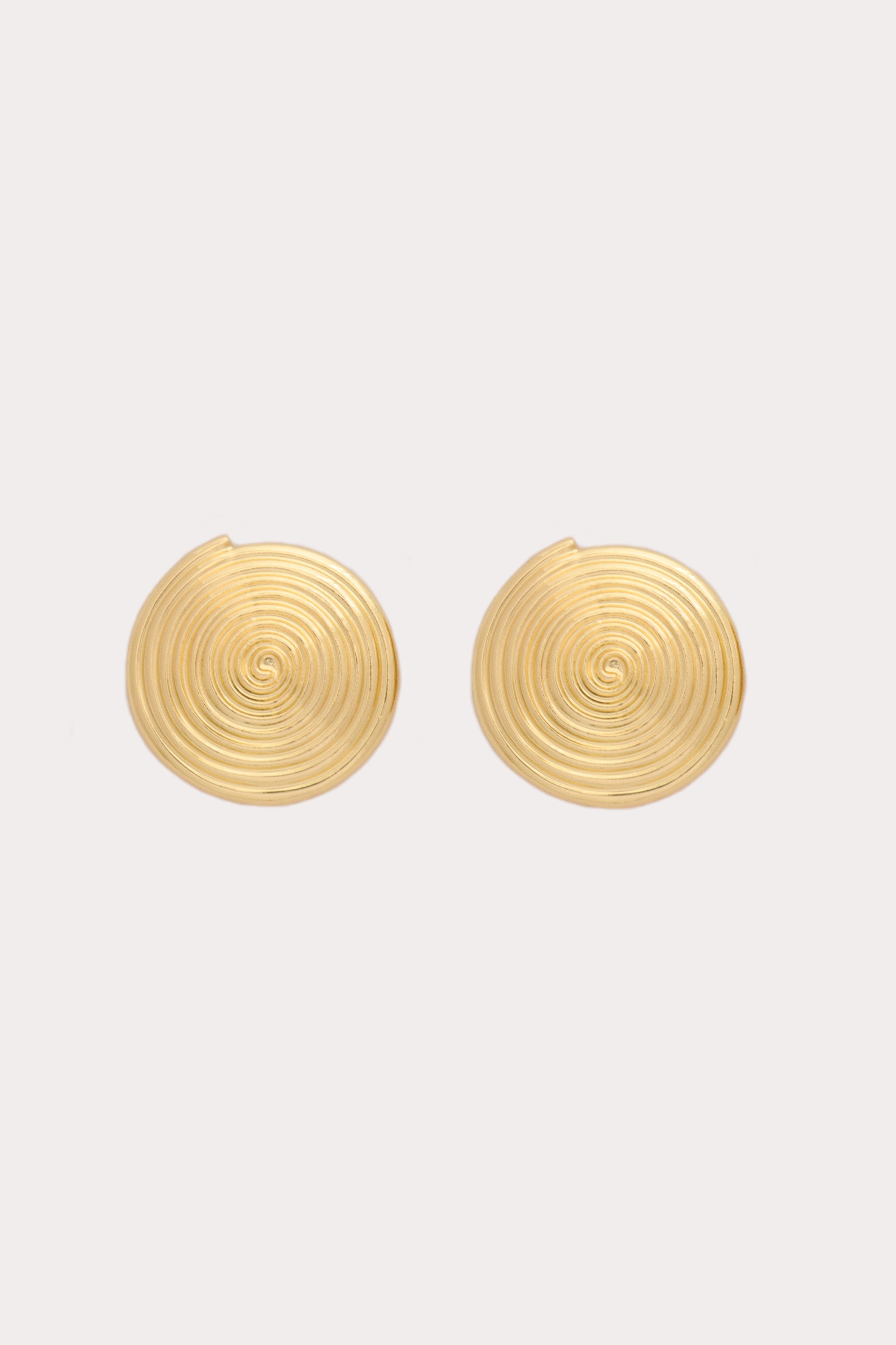 Swirl Disc Earrings