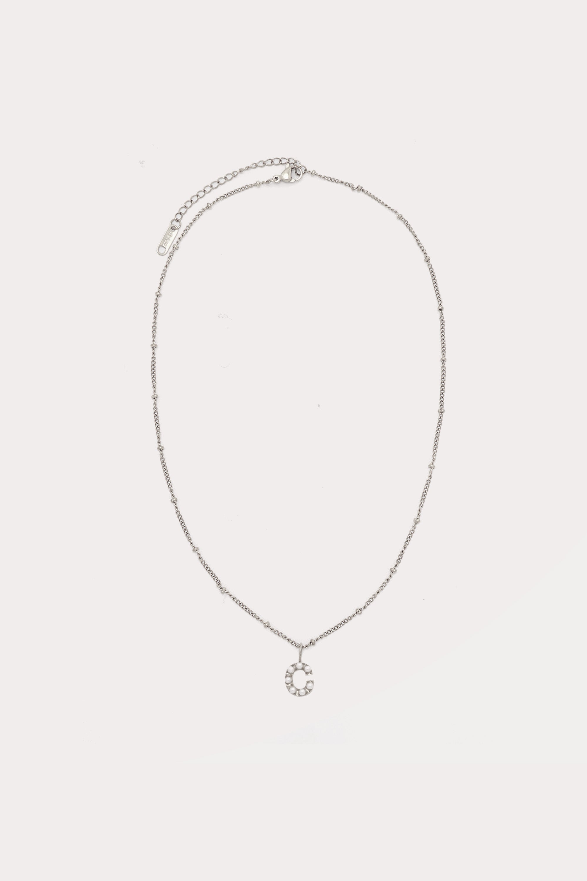 Pearl Initial Pendant Necklace