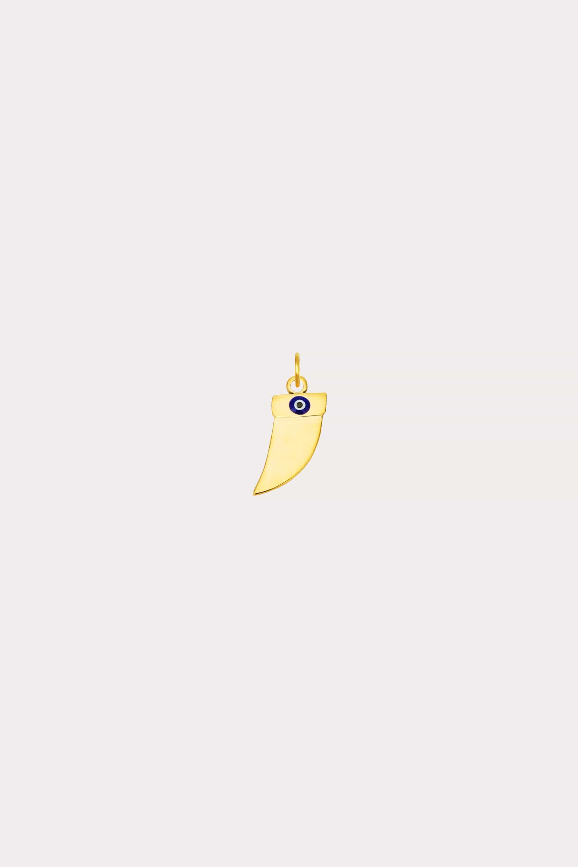 Horn Evil Eye Charm